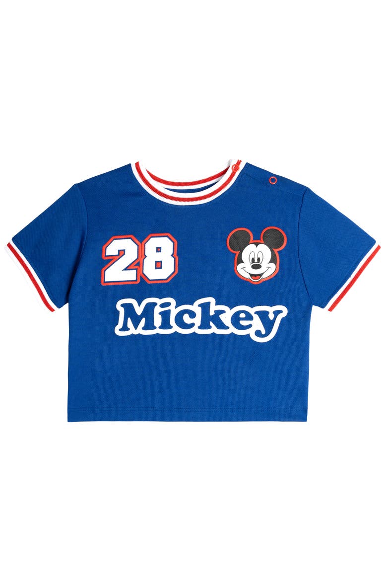 Mickey Mouse Athletic 2-Piece T-Shirt and Shorts Set, Alternate, color, Mickey Royal Blue
