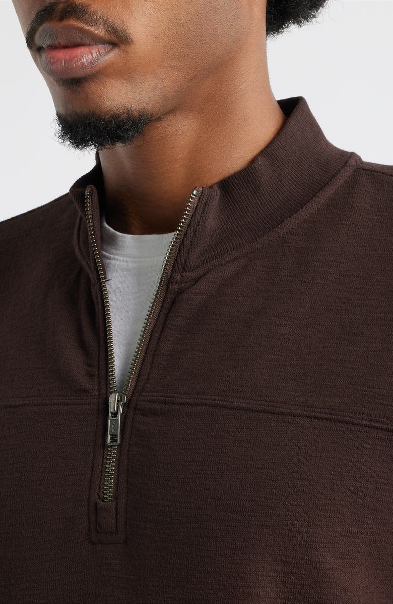 Threads 4 Thought Christian Comfort Quarter Zip, Alternate, color, Espresso