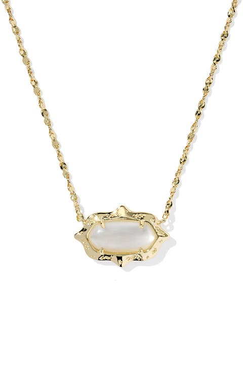 Elisa Scallop Pendant Necklace