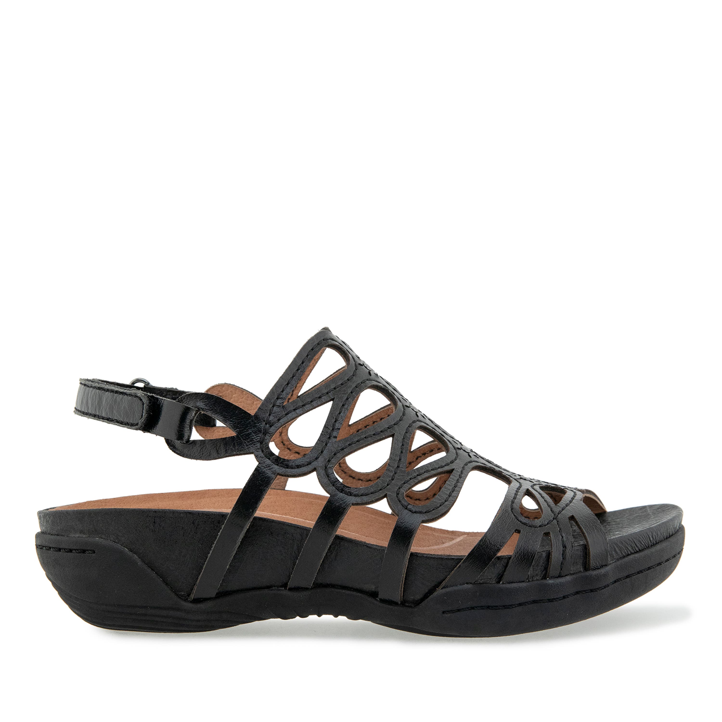 Jambu Miriam Casual Flat Sandal, Alternate, color, Oil Black