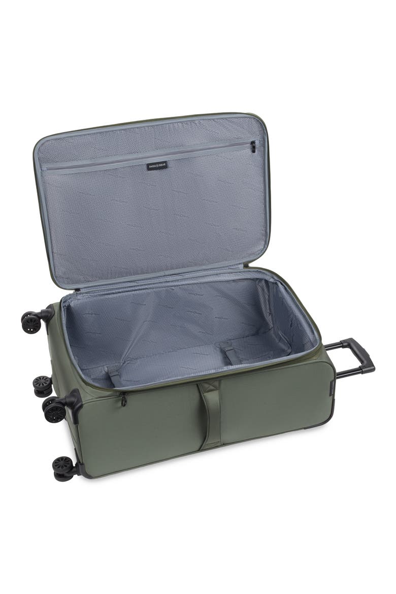 28-Inch Softside Spinner Luggage, Alternate, color, OLIVE GREEN