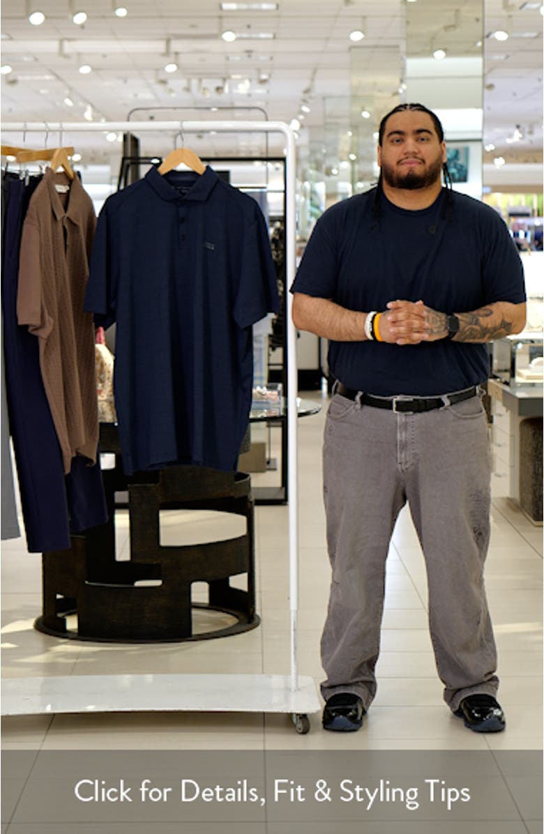 The Heater Solid Short Sleeve Performance Polo, sales video thumbnail