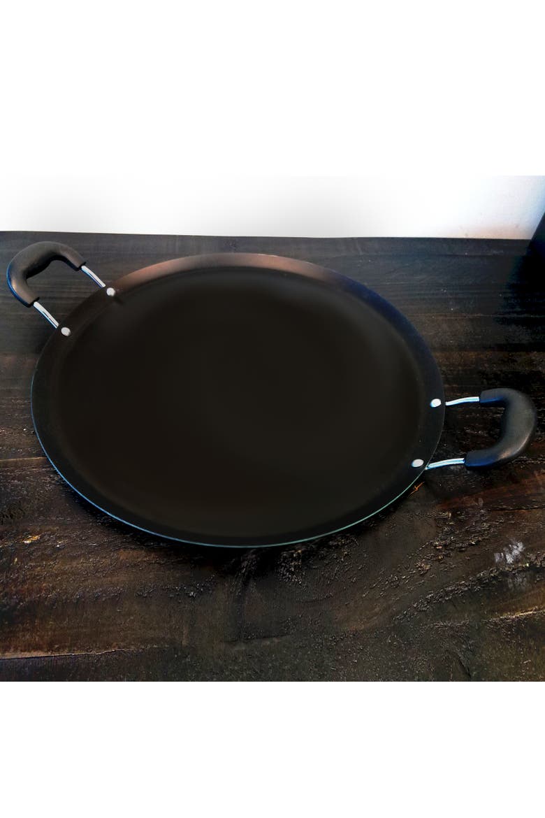 Cocina Zadora 14 in. Carbon Steel Comal Pan, Alternate, color, Black