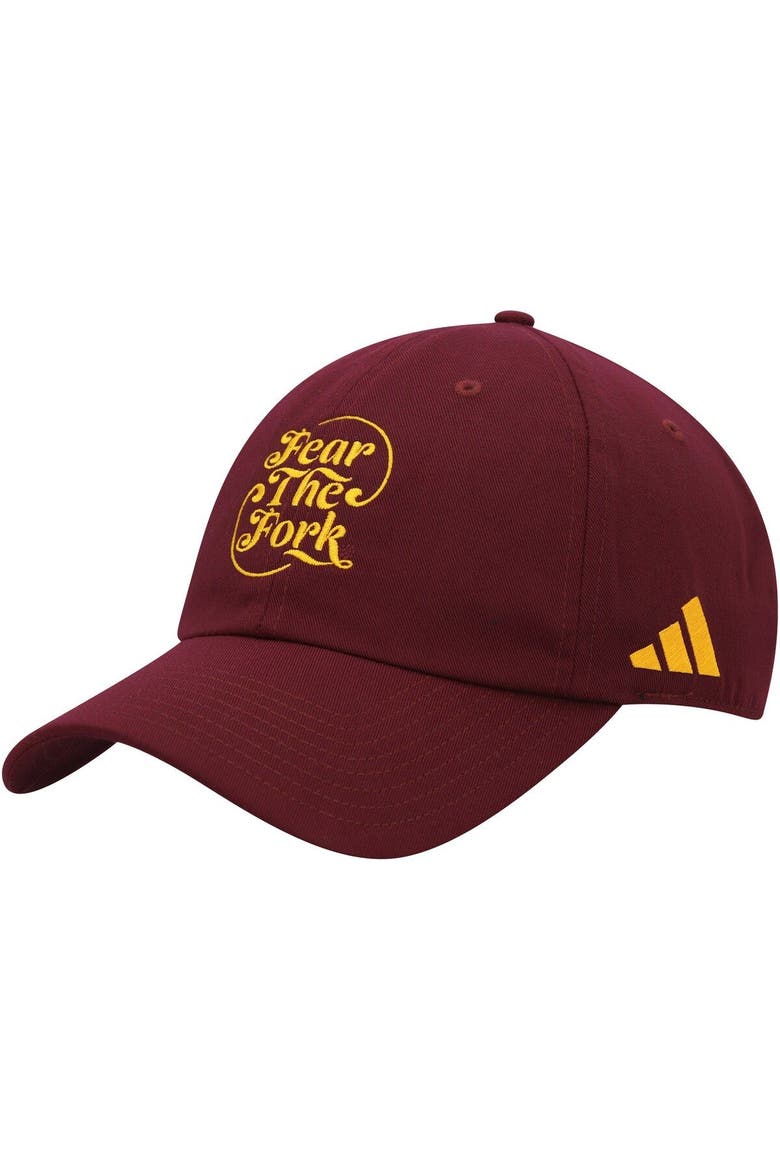 Men's adidas Maroon Arizona State Sun Devils Slouch Adjustable Hat, Main, color, Maroon