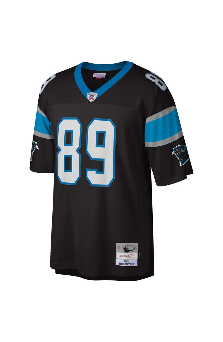 Mitchell & Ness Men's Mitchell & Ness Steve Smith Black Carolina Panthers Legacy Replica Jersey, Alternate, color, Black