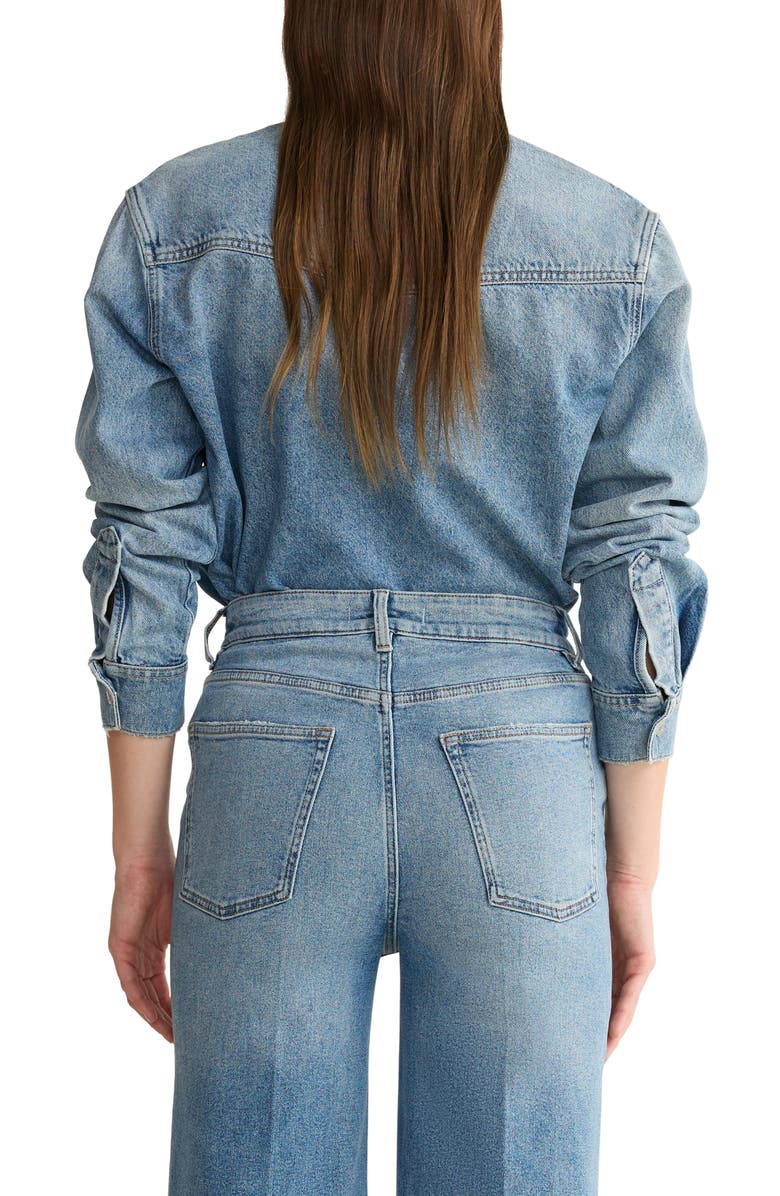 WARP+WEFT Smo Denim Shirt, Alternate, color, Silverado