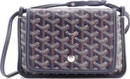 Pre-Owned Goyard Plumet Clutch Wallet Coated Canvas