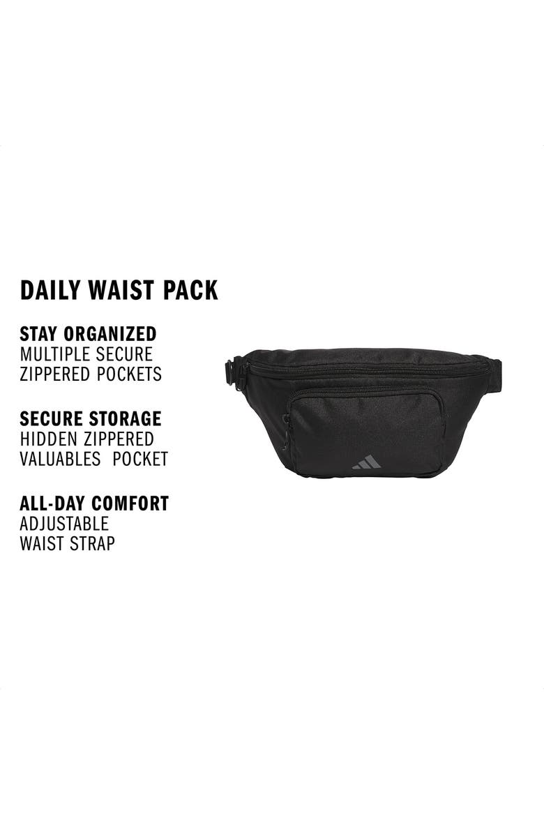 adidas Daily Waist Pack, Alternate, color, Black