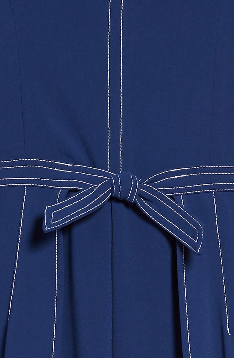 Habitual Girl Habitual Contrast Stitch Jumpsuit, Alternate, color, 