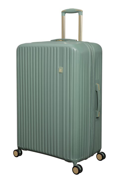 Luxuriant 31-Inch Hardside Checked Expandable Spinner
