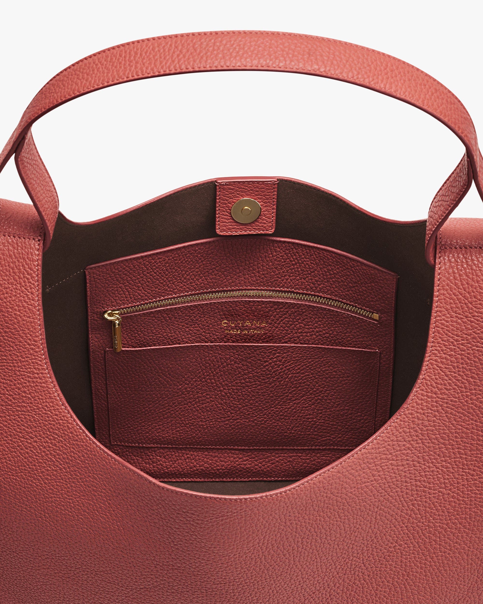 Oversized Double Loop Bag, Alternate, color, Dark Terracotta