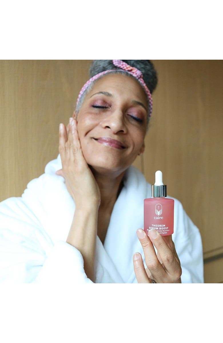 Caire Beauty Full Trio Skincare Set Theorem Serum Boost, Triple Lift Molecule Mask, Grownup Moisturizer, Alternate, color, Coral Pink