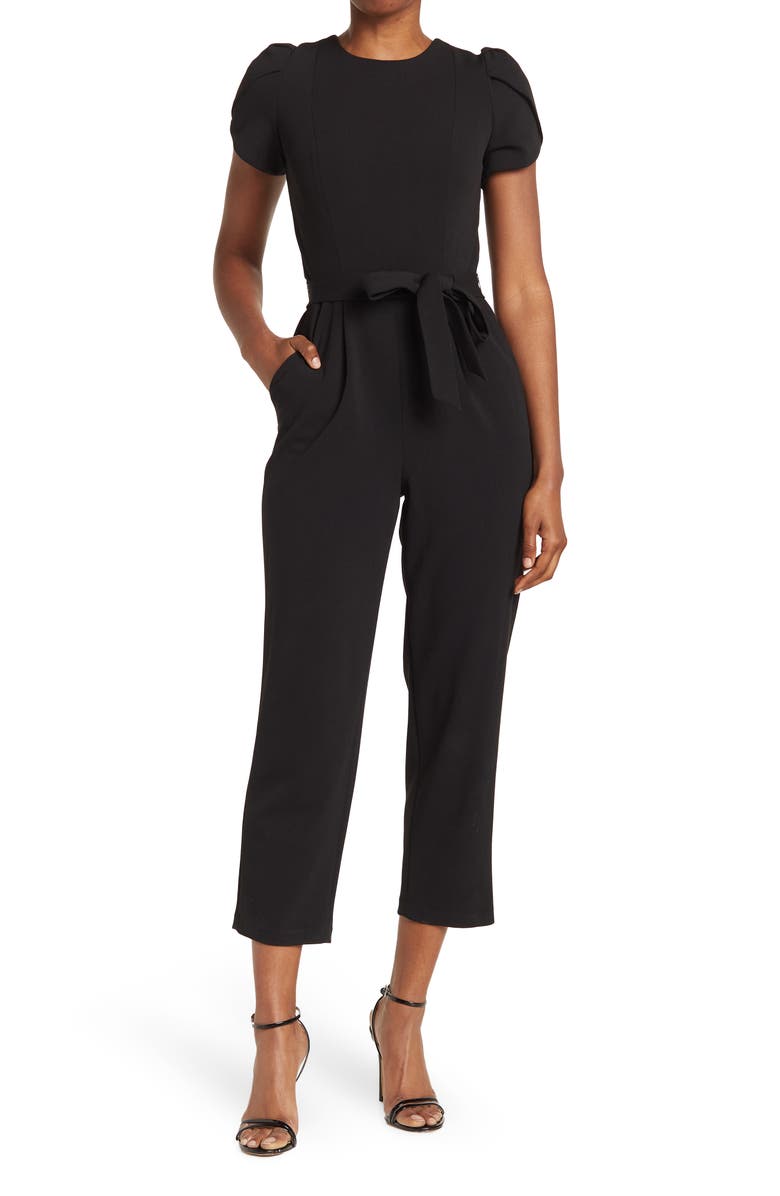 Calvin Klein Tulip Sleeve Jumpsuit, Main, color,