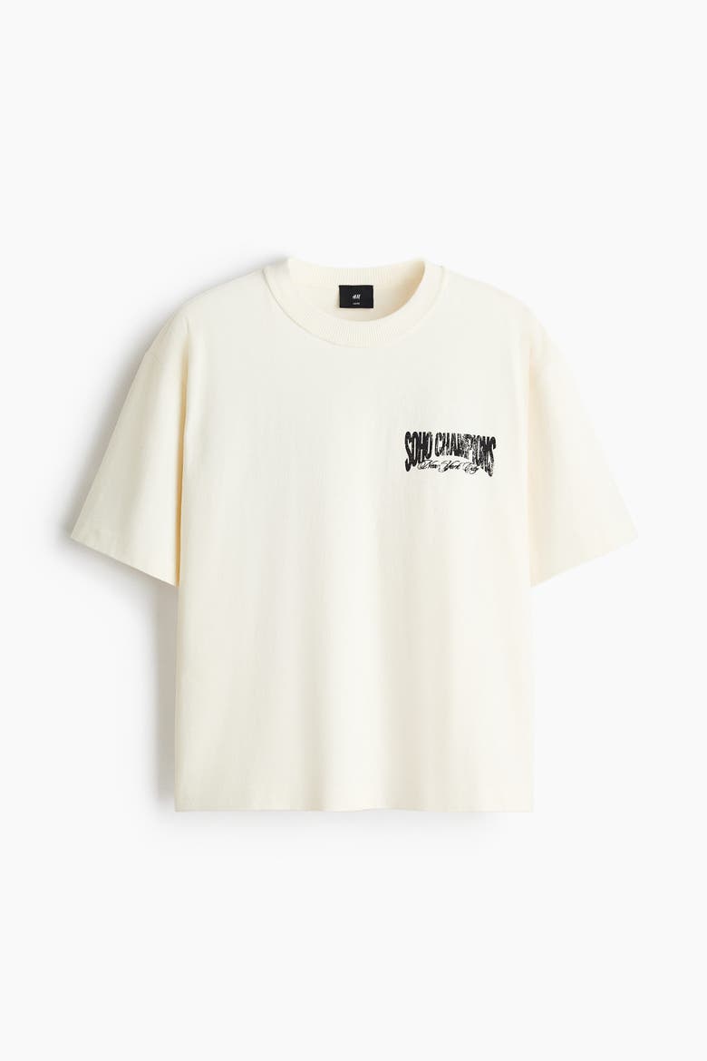 Loose Fit Printed T-shirt, Alternate, color, White/SoHo Champions