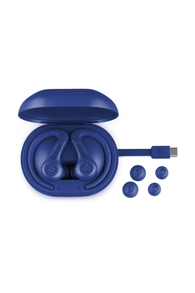 JBuds Sport ANC 4 True Wireless Earbuds, Alternate, color, Cobalt