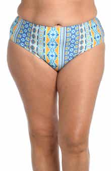 La Blanca Scarf Hipster Bikini Bottoms
