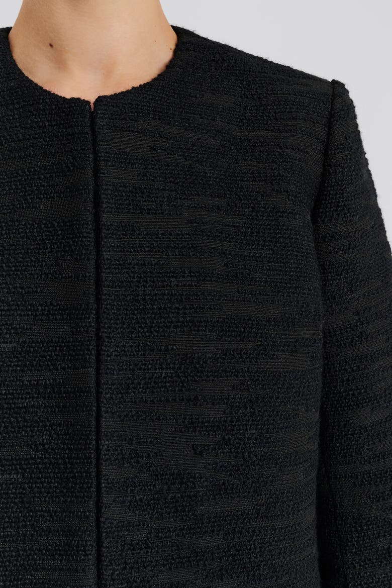 Ruthie Cropped Boucle Blazer, Alternate, color, Black
