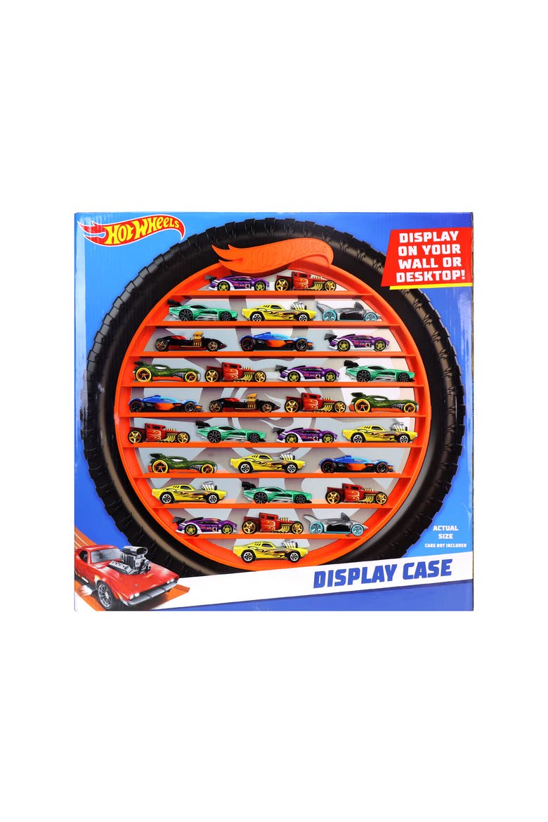 Hot Wheels Collectors Display Case, Holds 50 Cars, Main, color, Multicolored