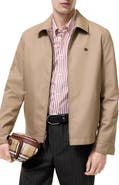Burberry Reversible Tropical Gabardine Bloomsbury Harrington Jacket