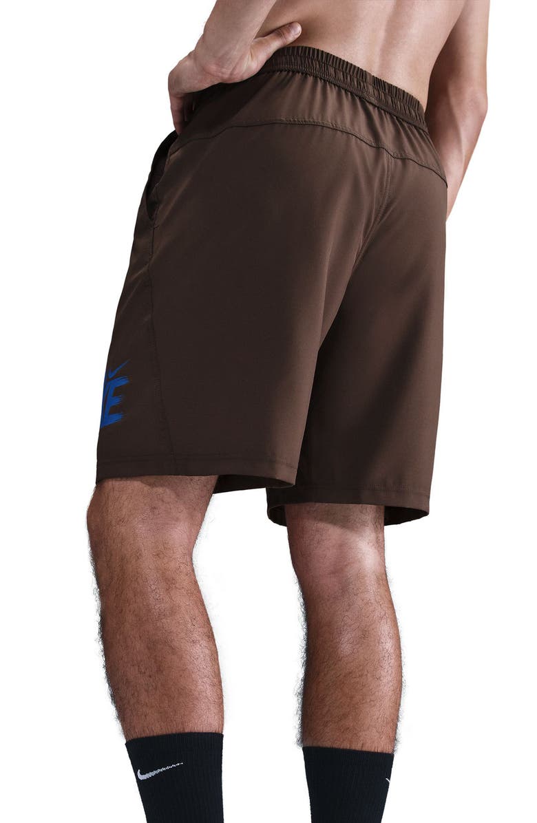 Nike Dri-FIT Form 9-Inch Shorts, Alternate, color, Baroque Brown/ Comet Blue