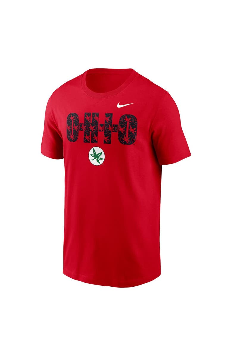 Nike Men's Nike Scarlet Ohio State Buckeyes Campus Local T-Shirt, Alternate, color, Scarlet
