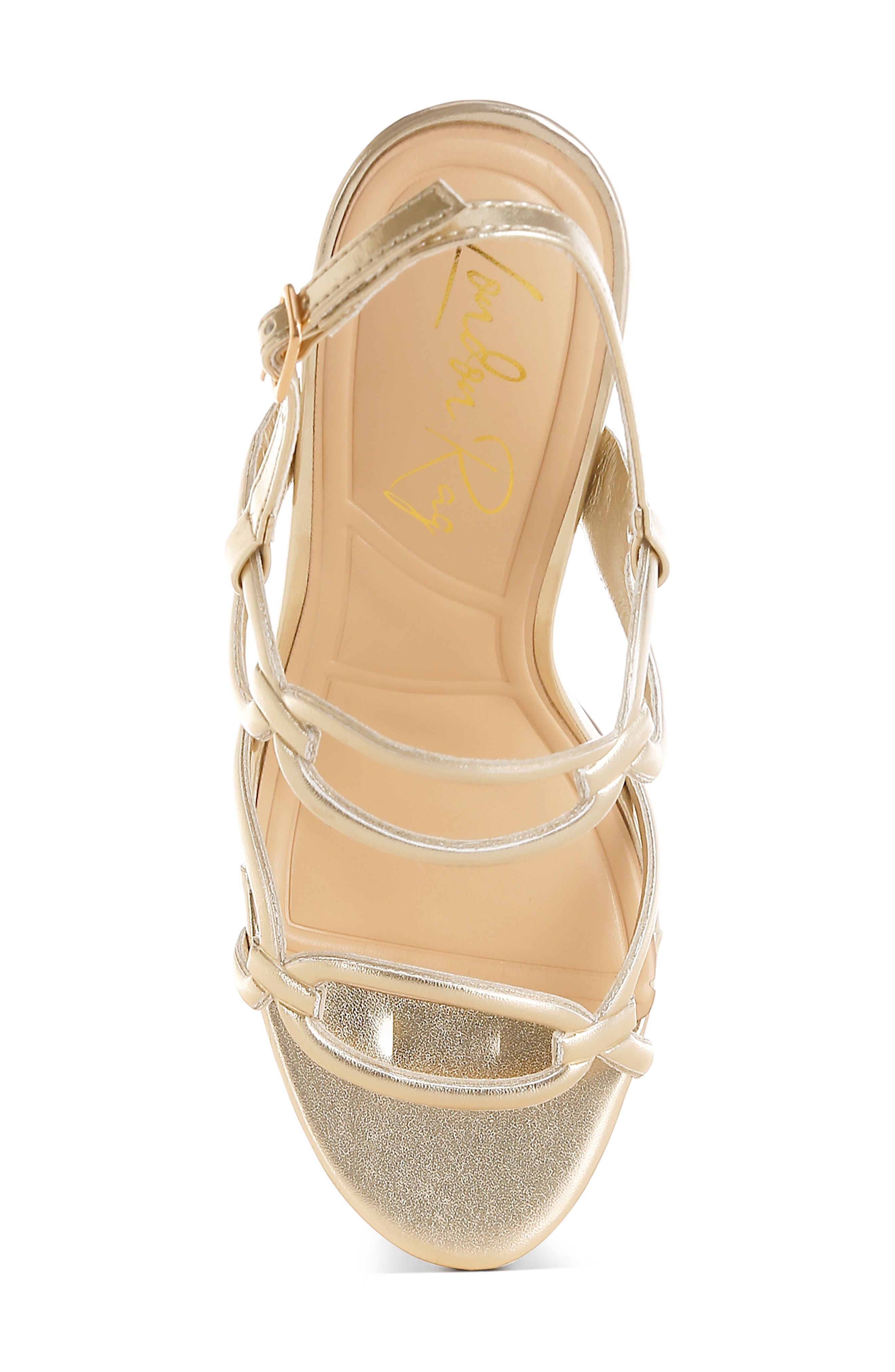 Ryzah Block Heel Sandal, Alternate, color, GOLD