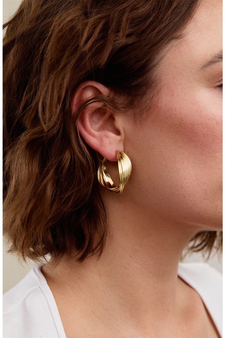 Lana Hoop Earrings, Alternate, color, GOLD