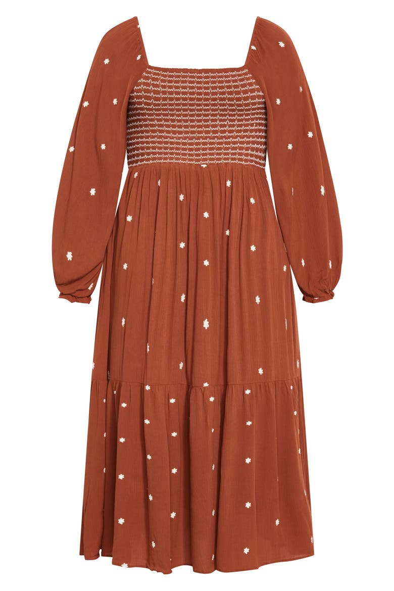Kai Long Sleeve Maxi Dress, Alternate, color, HONEY