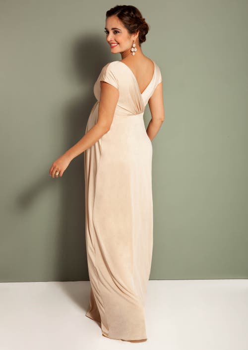 Tiffany Rose Maternity Francesca Maternity Maxi Dress In Neutral