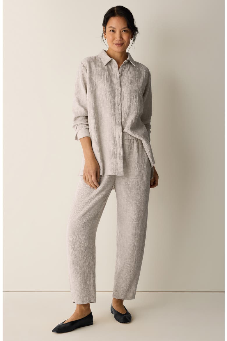 Stretch Organic Cotton Ankle Lantern Pants, Alternate, color, DOVE