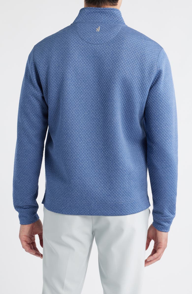 johnnie-O Rockwells Quilted Henley Pullover, Alternate, color, Laguna Blue
