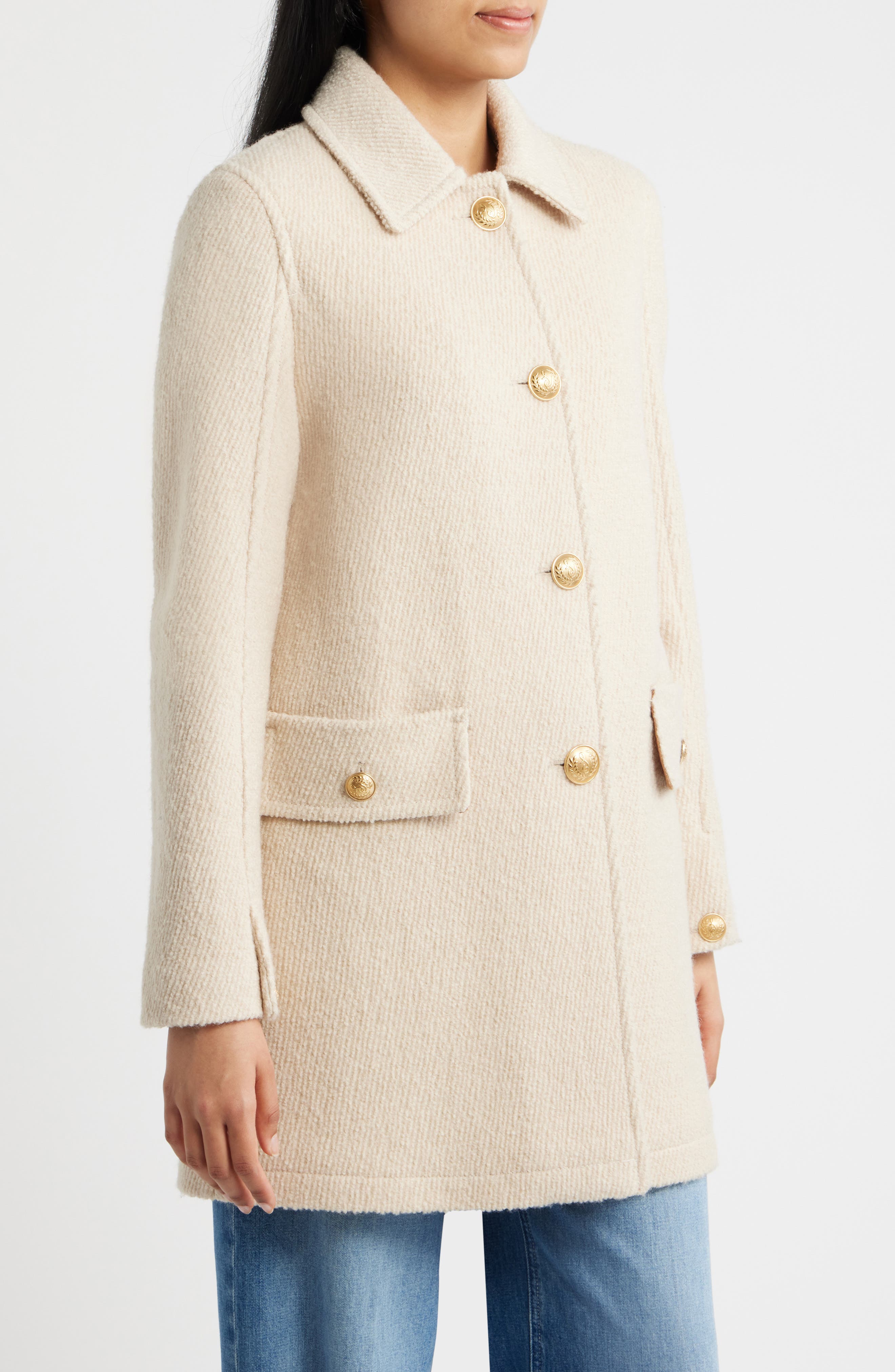 Женские куртки Sam Edelman Crested Button Coat — фото 3
