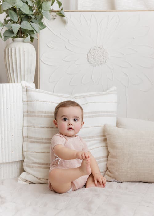 Ely's & Co. Organic Cotton Amore Pointelle Collection In Pink
