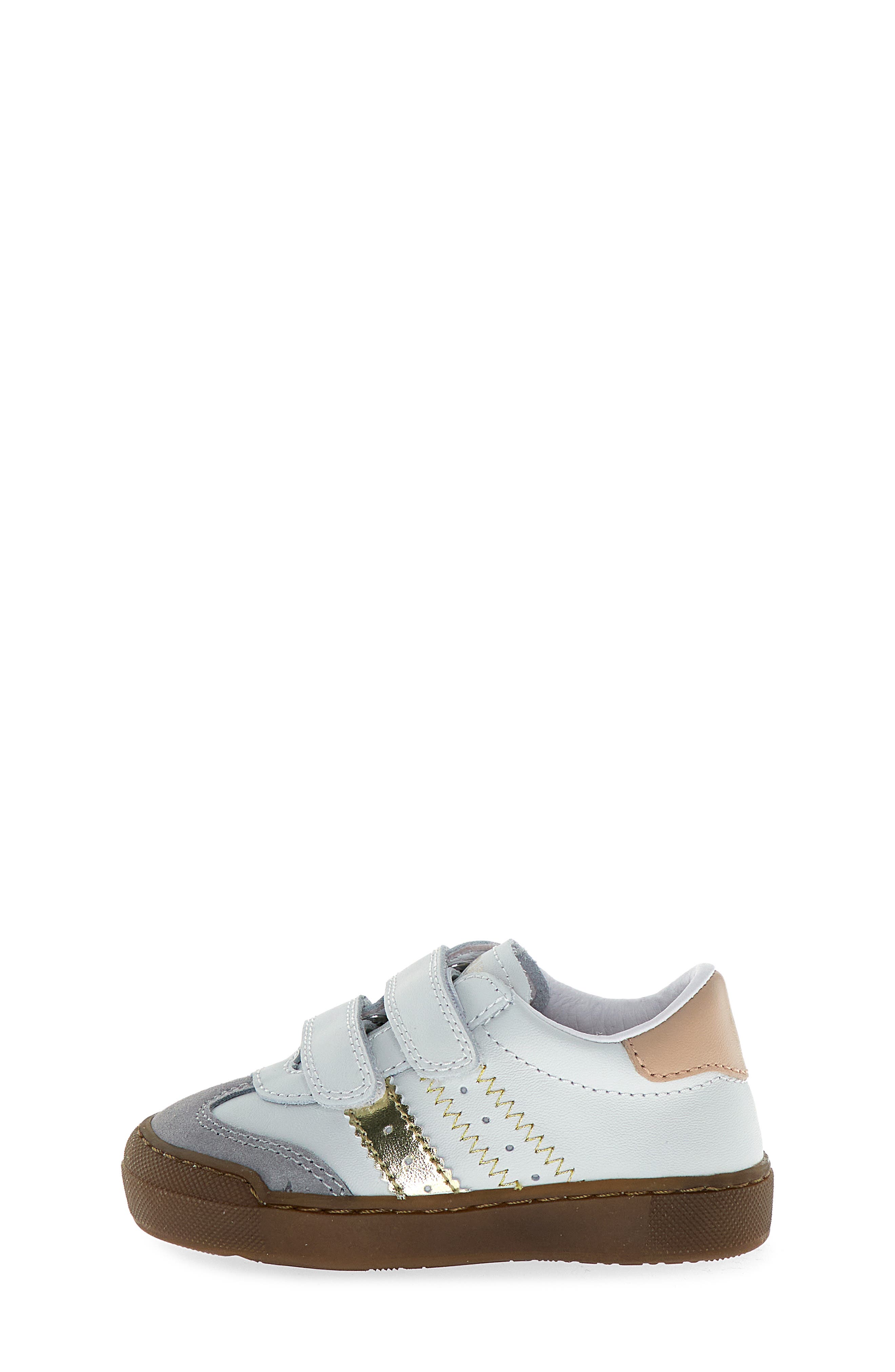 Naturino Kids' Riby Sneaker, Alternate, color, Grey-White-Platinum