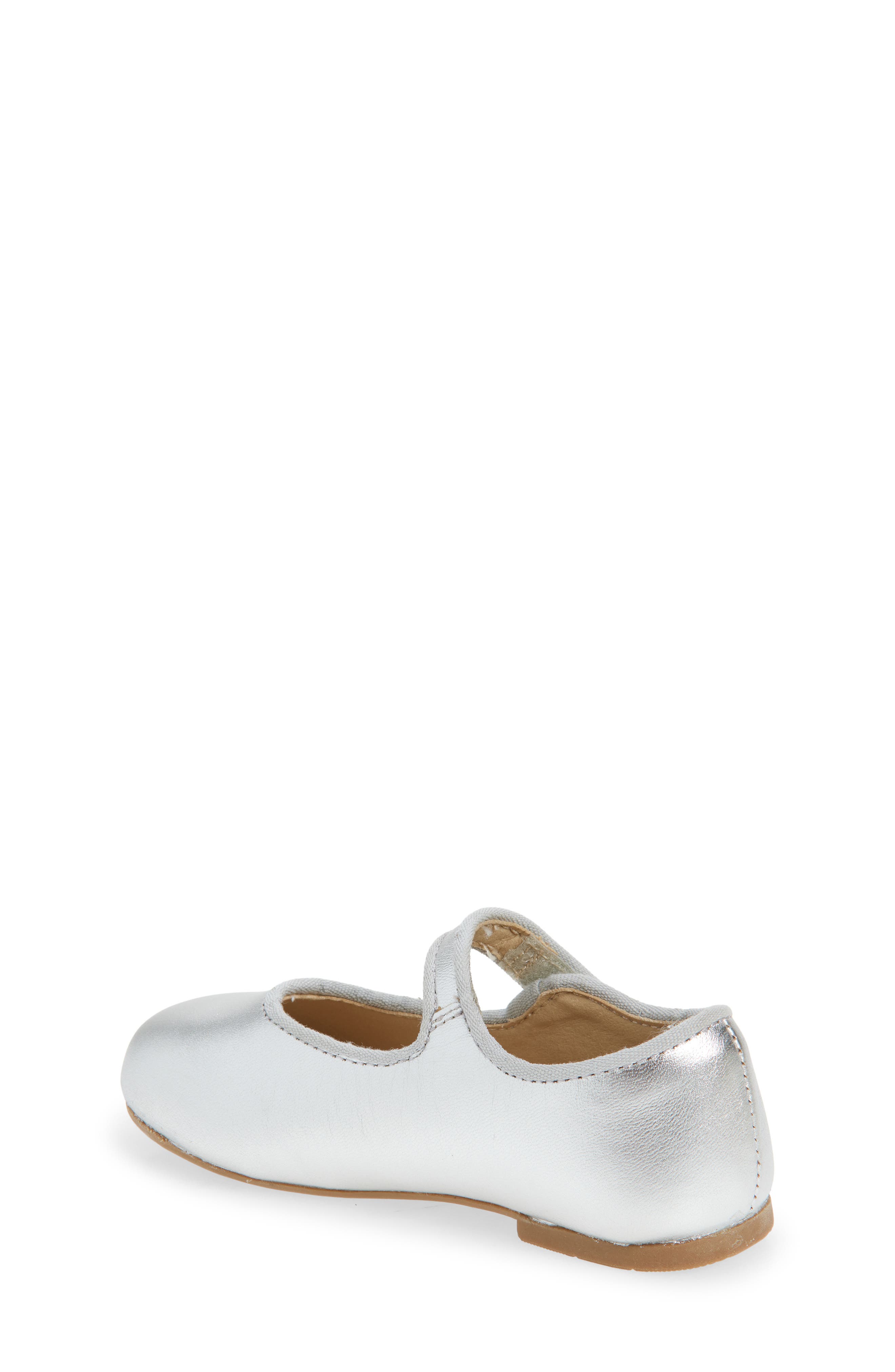 OLD SOLES Kids' Lady Jane Flat, Alternate, color, Silver
