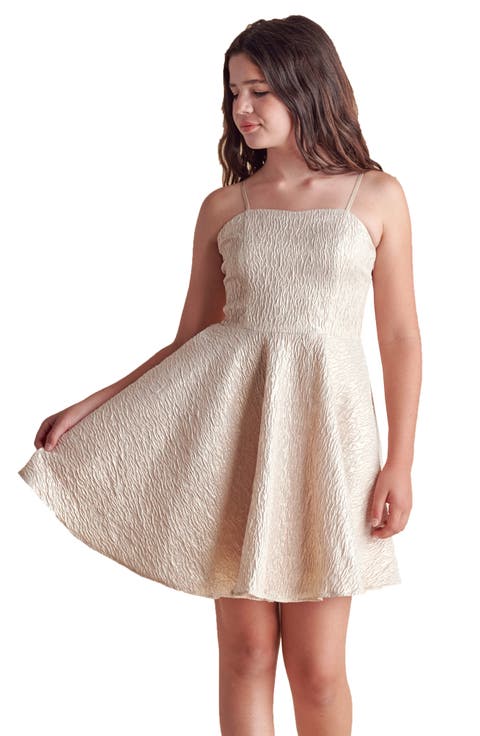 Fit and Flare Party Dress in Longer Length