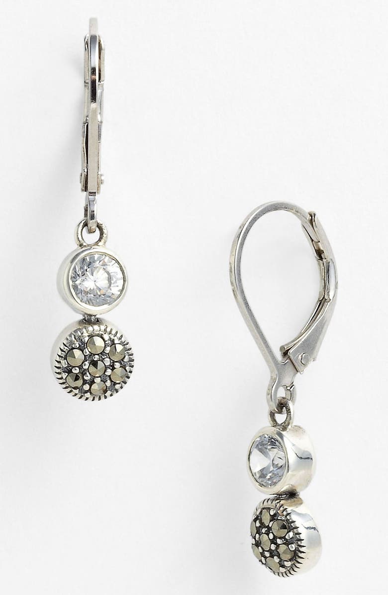 Judith Jack Marcasite Earrings, Main, color,