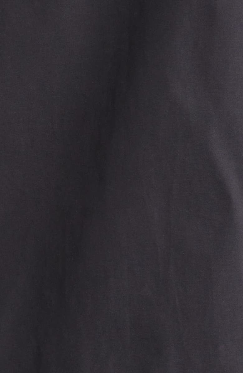 Moncler Arinell Logo Embroidered Shirt Jacket, Alternate, color, Black