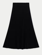 Gobi Cashmere Calf-Length Cashmere Knit Skirt