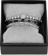 EYE CANDY LOS ANGELES Lucas Skull 3-Piece Bracelet Set