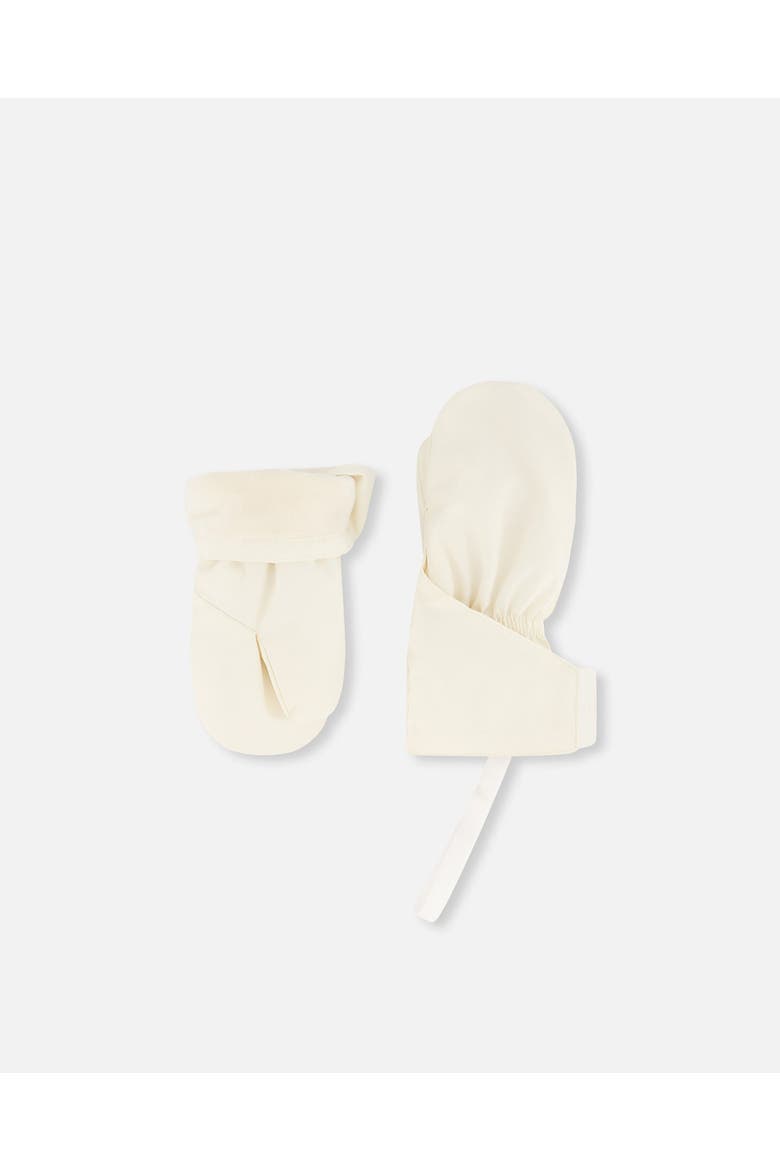 Cuff Connector String Lined Extended Mittens, Main, color, Off-White