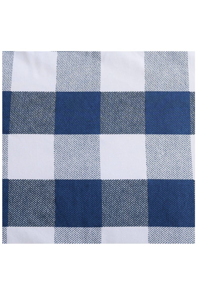 Bison Plaid Comforter & Sham Set, Alternate, color, NAVY