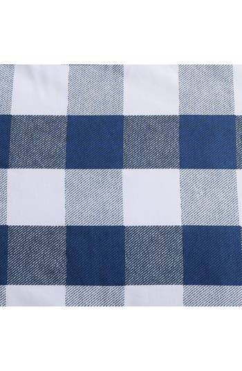Wrangler Bison Plaid Comforter & Sham Set In Navy