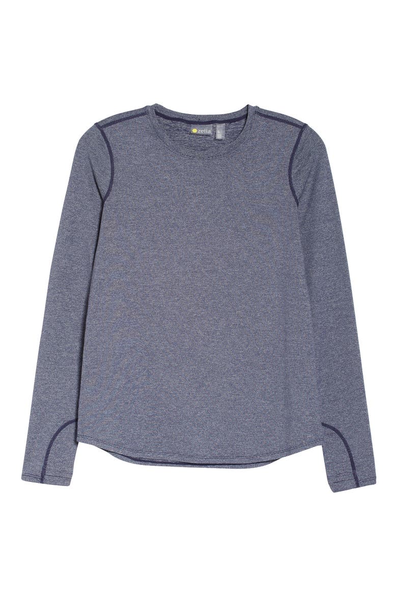 Gen Long Sleeve Performance T-Shirt, Alternate, color, NAVY NIGHTFALL