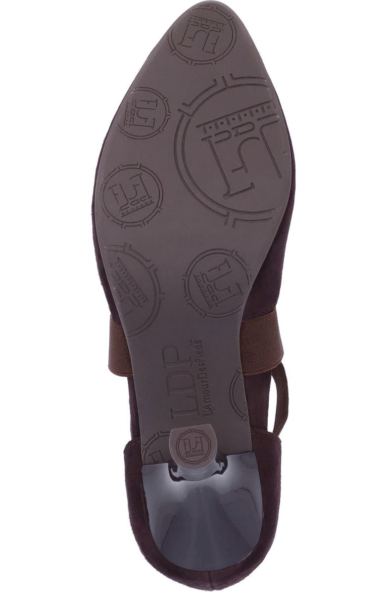 L'Amour des Pieds Bishar Crisscross Pump, Alternate, color, Chocolate