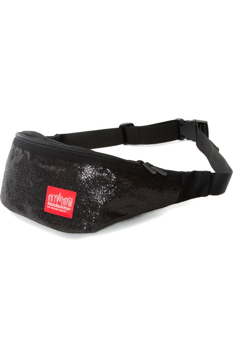 Manhattan Portage Limelight Brooklyn Bridge Belt Bag, Main, color, Black