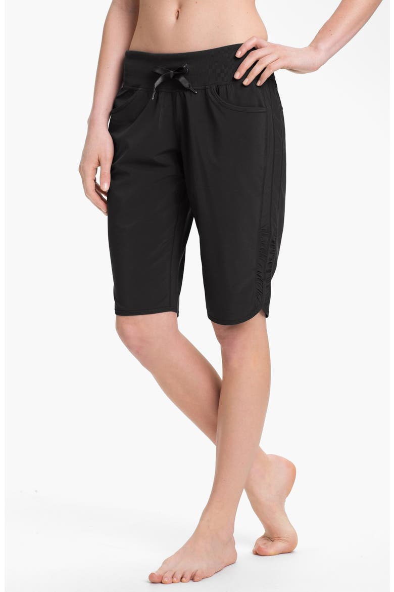 'City' Shorts, Main, color, BLACK