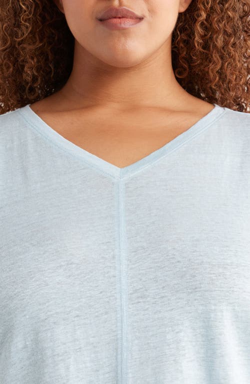 Eileen Fisher V-neck Organic Linen T-shirt