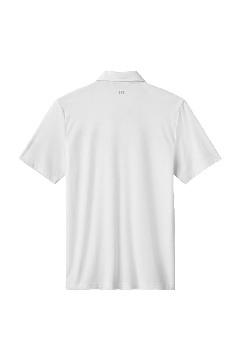 Men's TravisMathew White Boston Red Sox Top Recruit Tri-Blend Polo, Alternate, color, White