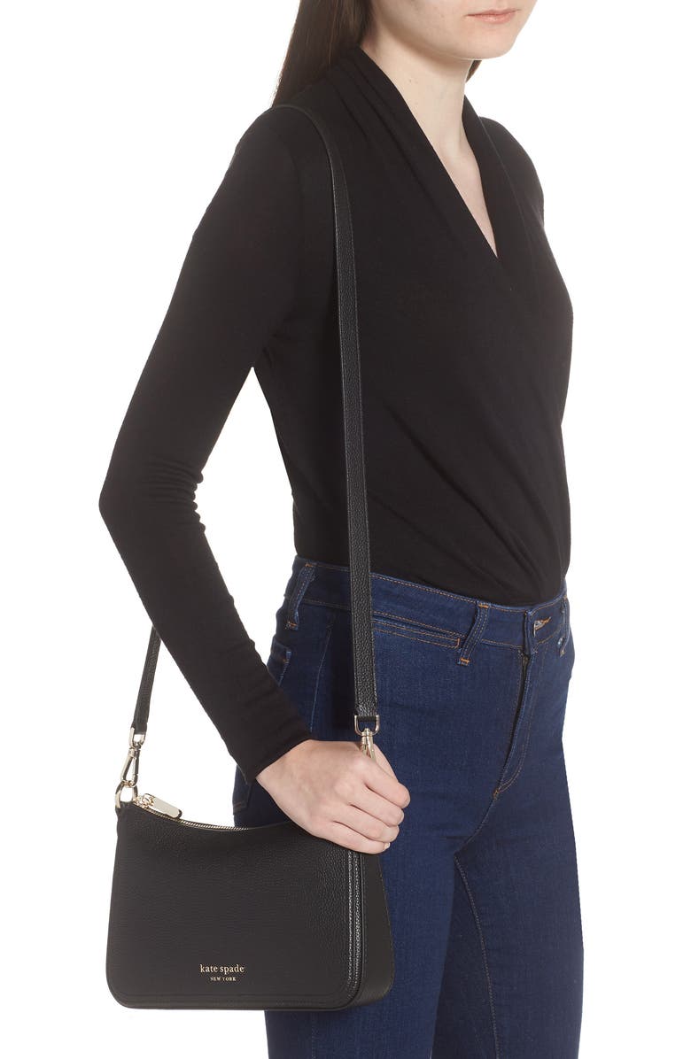 Kate Spade New York hudson pebbled leather medium shoulder bag, Alternate, color,